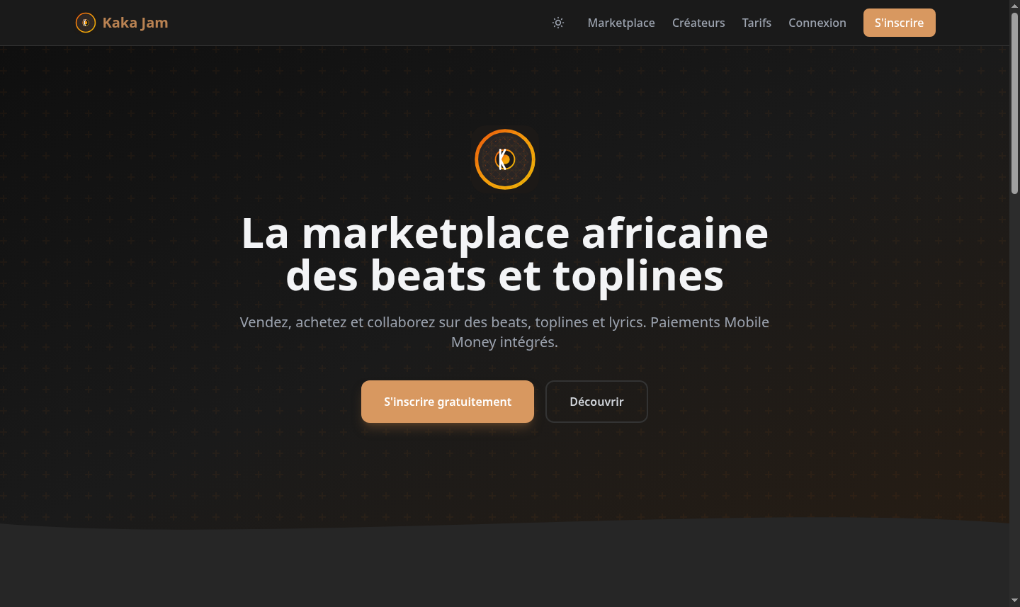 Capture de Kaka Jam — Marketplace MusicTech